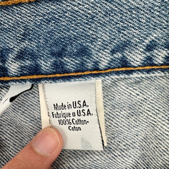 Vintage Calvin Klein Women's High Rise Easy Fit Jeans Size 8 BDXJ135 Made In USA - Picture 9 of 10